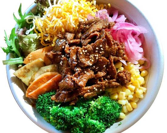 Order Kimchi Pork Bowl food online from On+On Kitchen store, Rancho Cucamonga on bringmethat.com