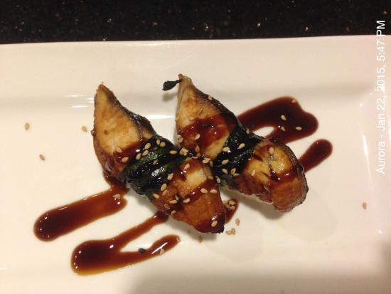 Order 07. Fresh Water Eel Sushi food online from Miyoda Sushi store, Redondo Beach on bringmethat.com