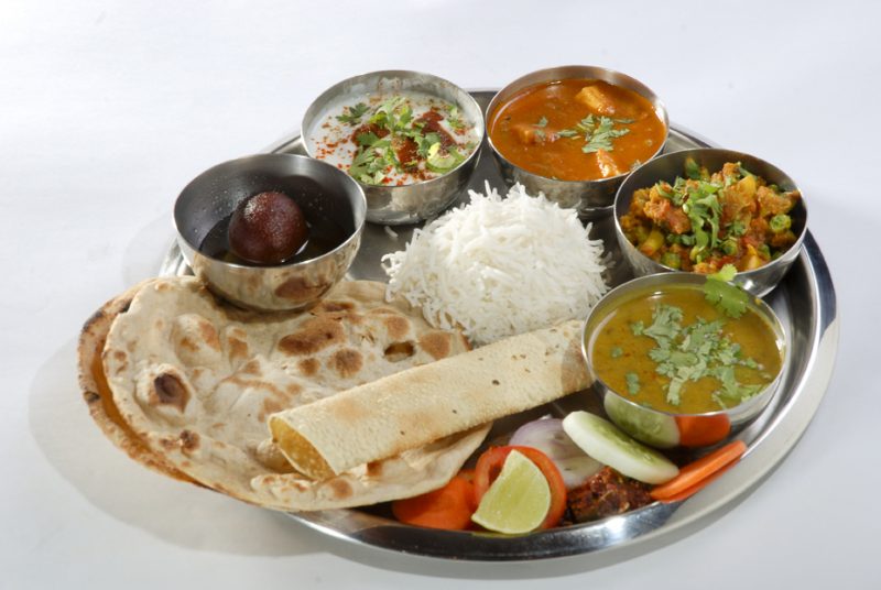 Order Perfect Veg Thali Lunch and Dinner Special food online from Yummy Asia store, Culver City on bringmethat.com