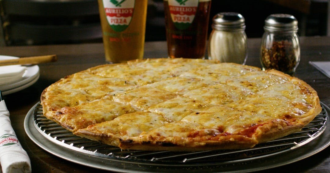 Order Thin Crust  Cheese Pizza - Lil 6" food online from Aurelio Pizza store, Fishers on bringmethat.com