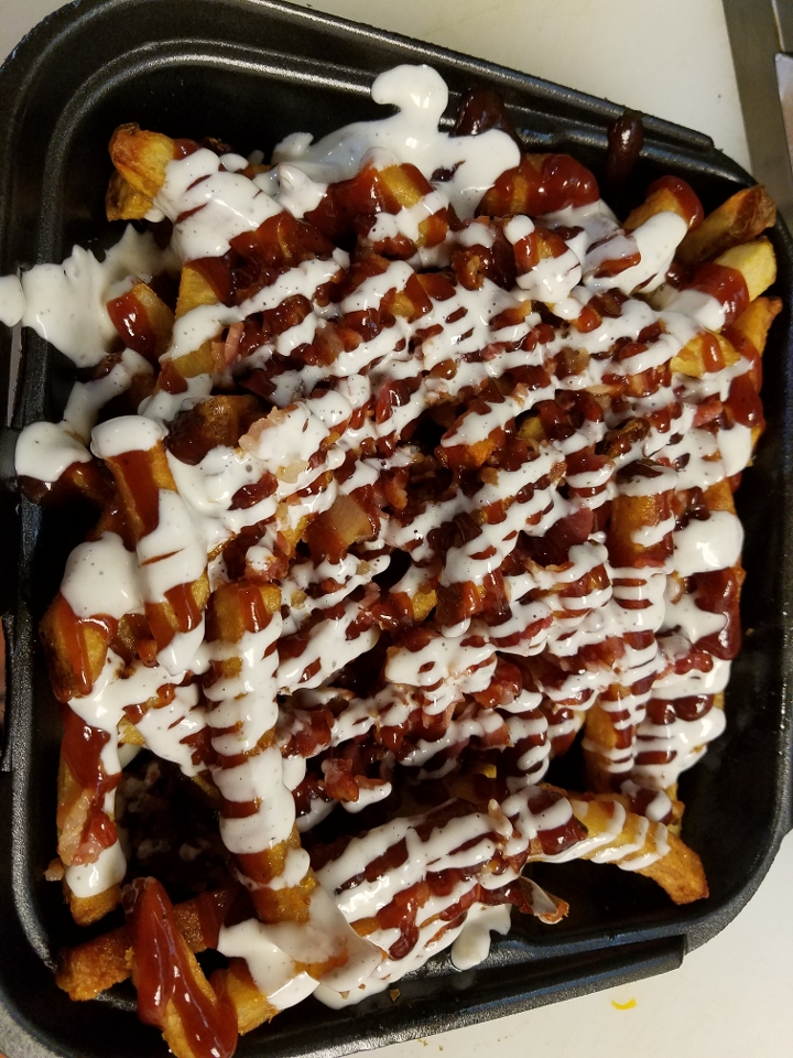 Order Bbq Bacon Ranch Fries food online from Best Gyros store, Mayfield Heights on bringmethat.com
