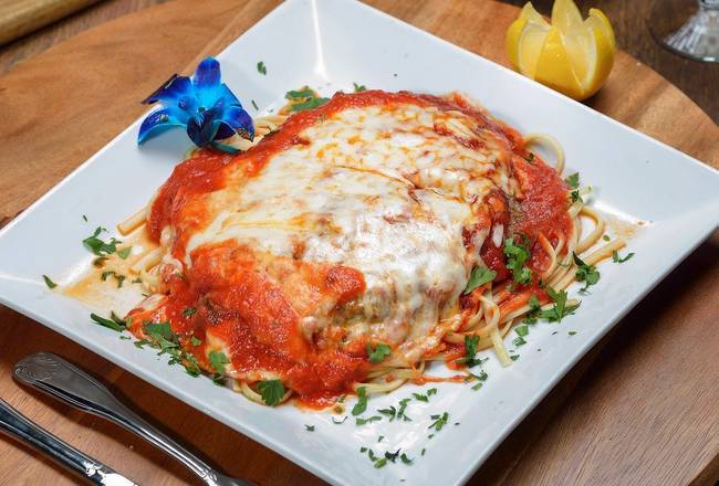 Order Eggplant Parmigiana food online from Whippany Pizza Restaurant & Catering store, Morris County on bringmethat.com