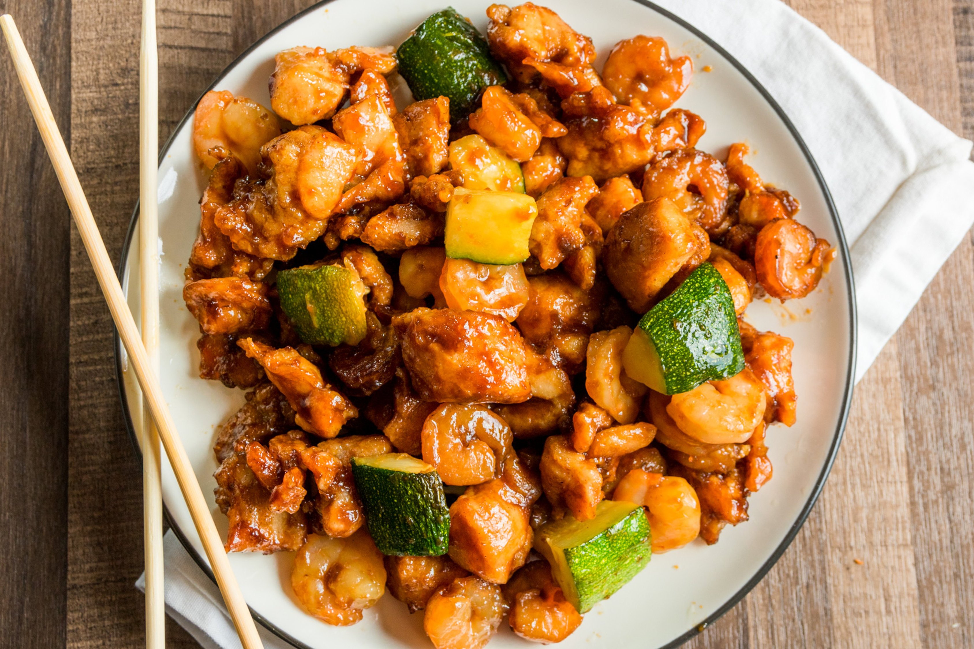 Order Stir Fried Chicken and Shrimp food online from Lin's Grand Buffet store, Laredo on bringmethat.com