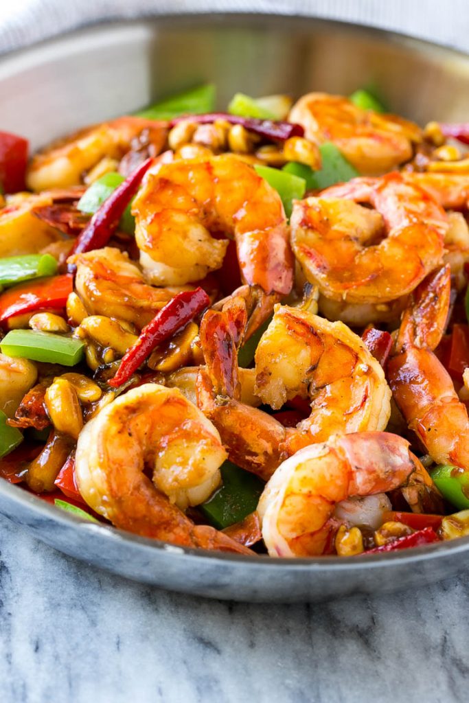 Order Kung Pao Shrimp food online from China A Go Go (Losee) store, North Las Vegas on bringmethat.com