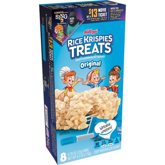 Order Rice Krispies Treats Marshmallow Snack Bars, 8 CT food online from CVS store, LIMA on bringmethat.com
