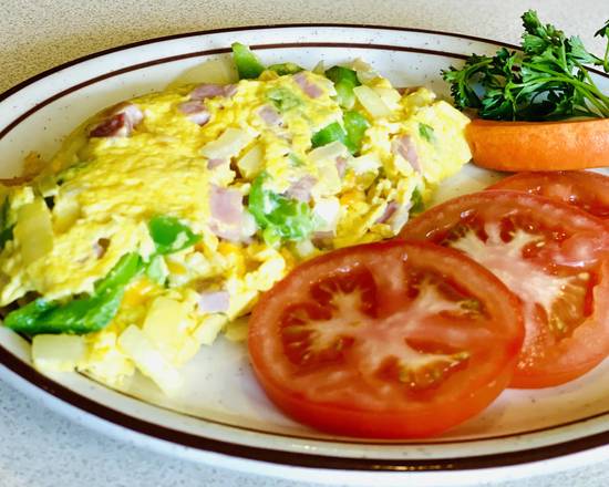 Order Western Omelette (UHO06) food online from Costa Family Restaurant store, Covina on bringmethat.com