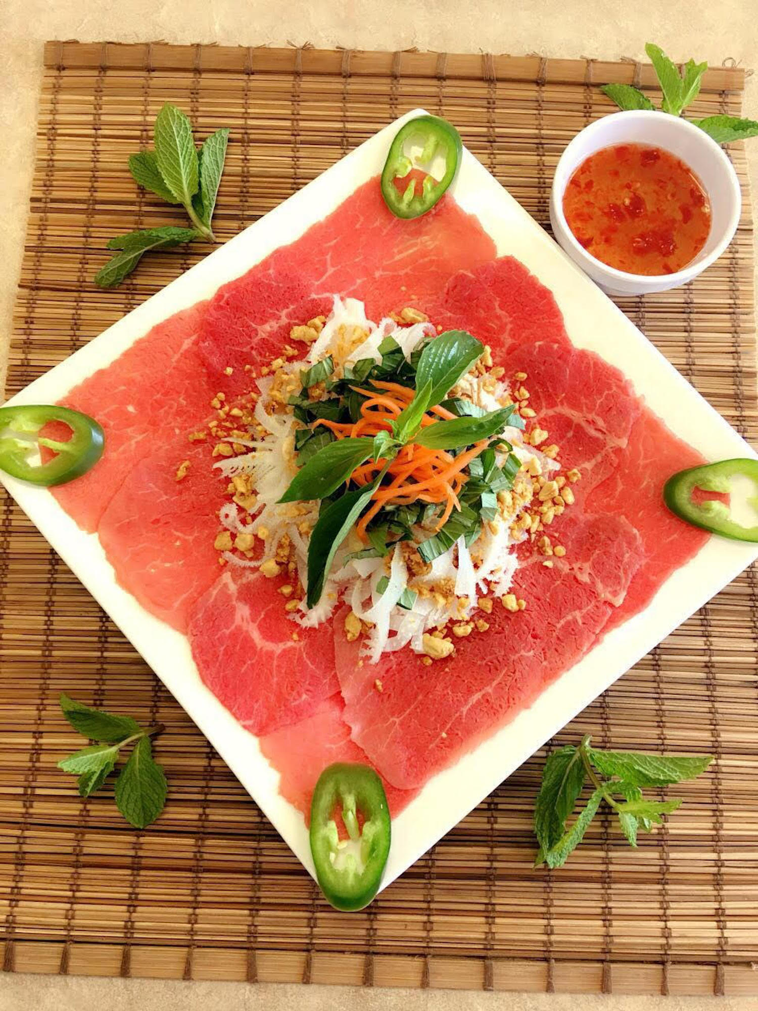 Order Bo Tai Chanh. food online from Pho An Hoa store, San Leandro on bringmethat.com