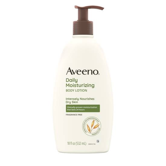 Order Aveeno Daily Moisturizing Lotion with Oat for Dry Skin, 18 OZ food online from CVS store, SPRING VALLEY on bringmethat.com