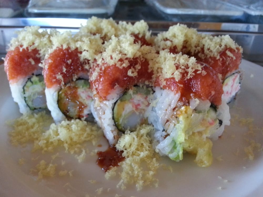 Order 5. Hot Night Roll food online from Sushi Town store, Costa Mesa on bringmethat.com