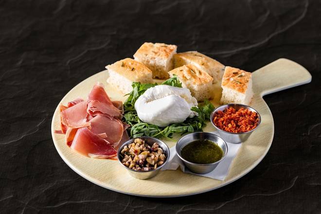 Order Burrata Board  food online from Brixx Wood Fired Pizza store, Raleigh on bringmethat.com