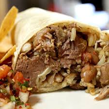 Order Carnitas Burrito food online from The Famous Taco store, Fort Wayne on bringmethat.com