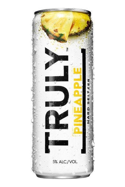 Order Truly Hard Seltzer Pineapple Spiked & Sparkling Water ( 6 PK x 12 OZ CANS ) food online from Friends Liquor store, San Francisco on bringmethat.com