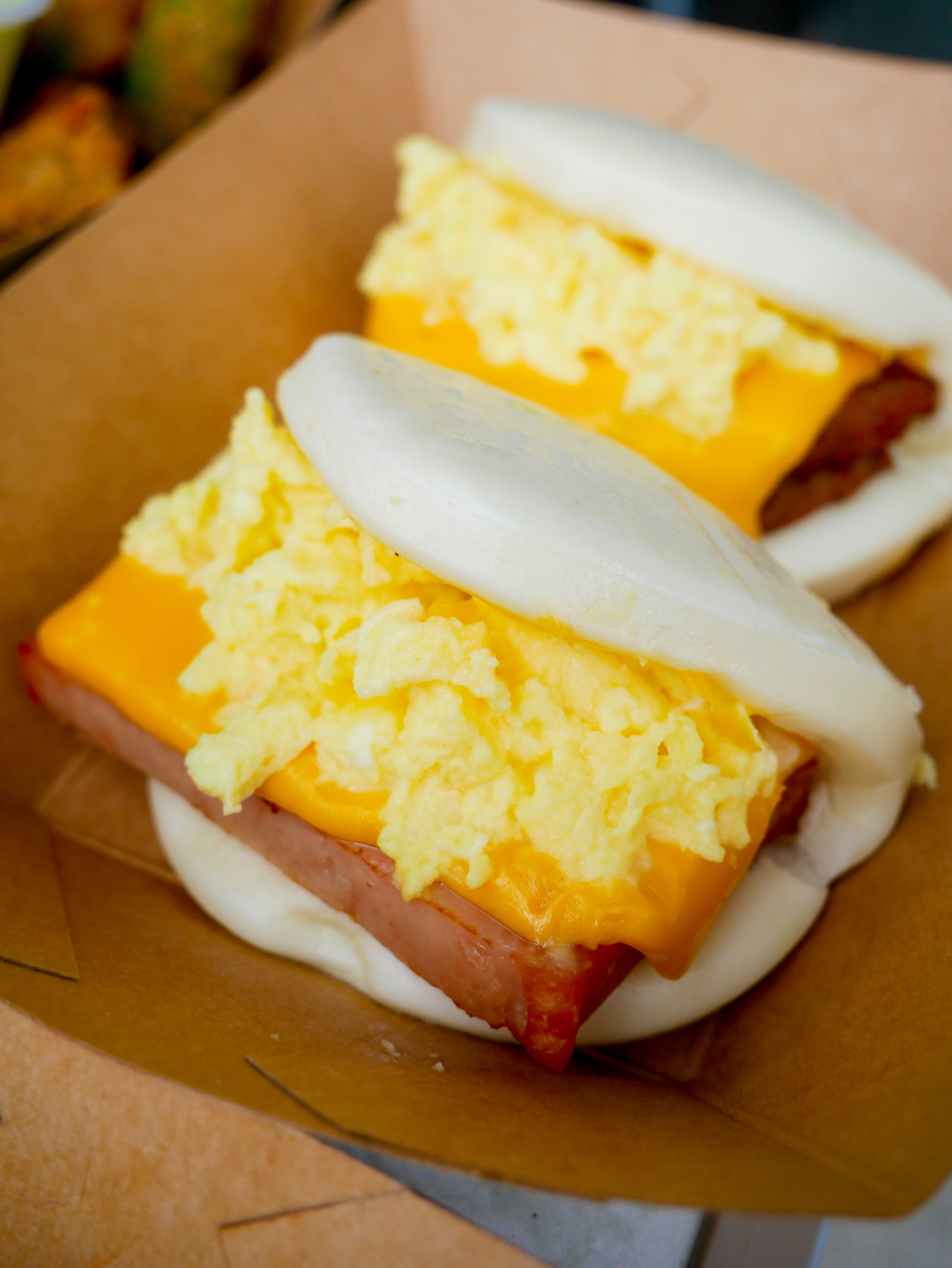 Order Spam, Egg, & Cheese Bao food online from Fat Bao-Upper Kirby store, Houston on bringmethat.com