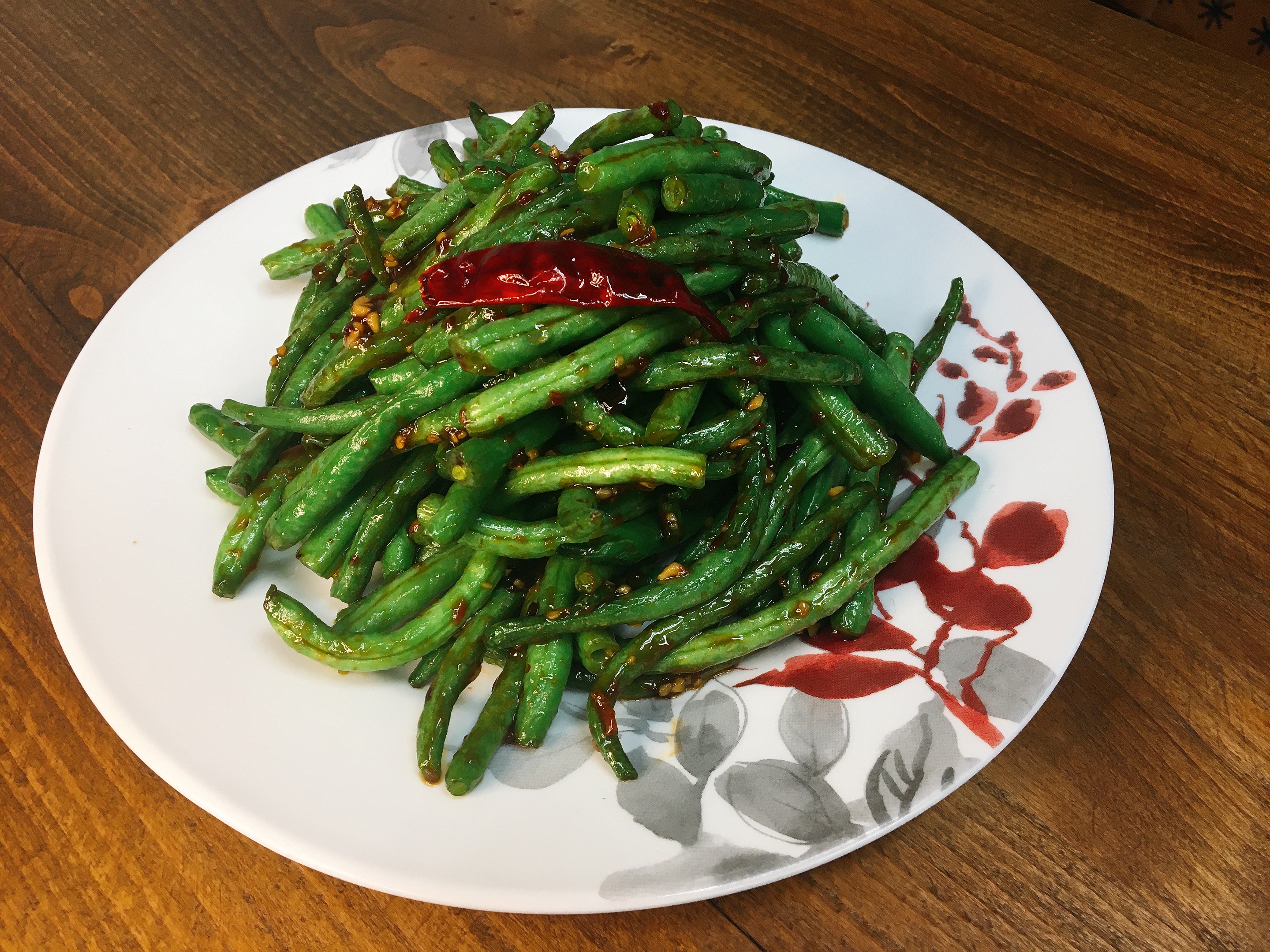 Order Stir-Fried String Beans with Spicy Sauce food online from China Garden store, Castro Valley on bringmethat.com