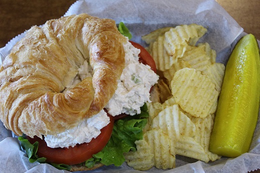 Order Chicken Salad Croissant food online from Kellie Homestead Restaurant store, Dry Ridge on bringmethat.com