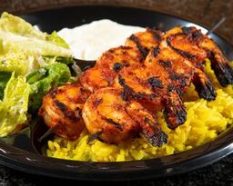 Order Grilled Shrimp Plate food online from Pita Grill store, Buena Park on bringmethat.com