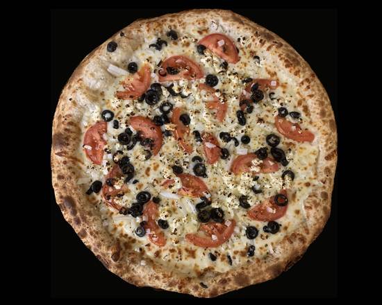 Order Greek Pizza food online from Eurogyro store, Hartville on bringmethat.com