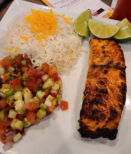 Order Salmon Kabob food online from Kabob On The Cliff store, Rutherford on bringmethat.com