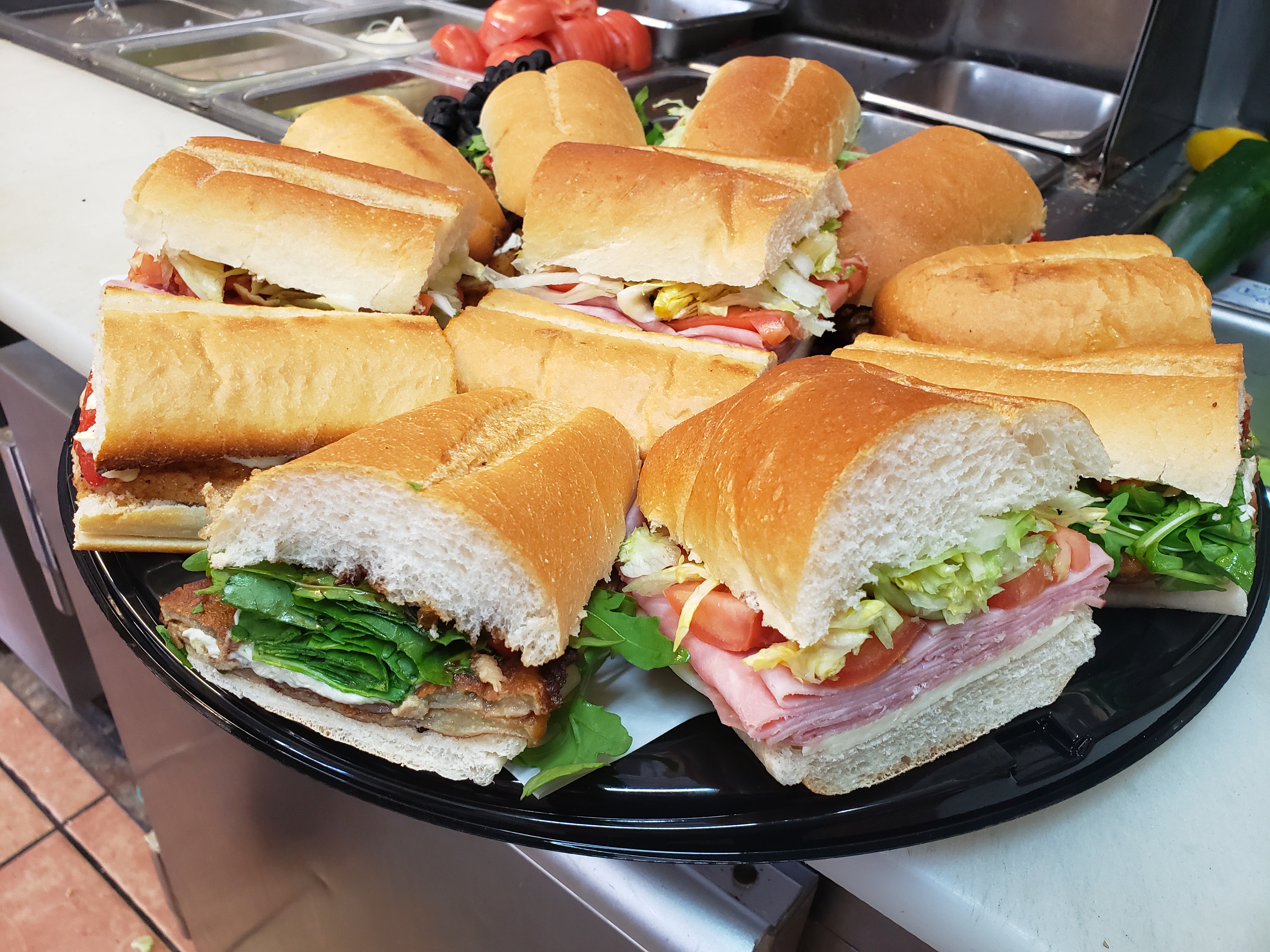 Order Catering Assorted Cold Subs Platter food online from Brothers Pizza store, Princeton Junction on bringmethat.com