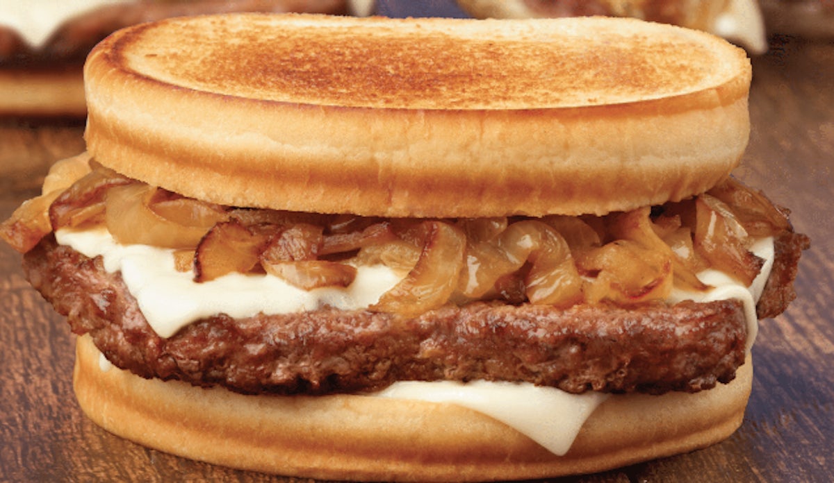 Order NEW! Patty Melt food online from Nathan's Famous store, Yonkers on bringmethat.com