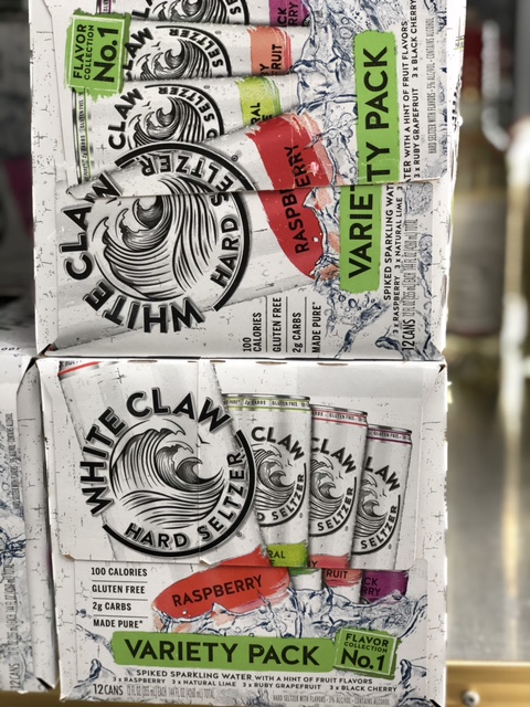 Order 12 Pack of 12 oz. Canned White Claw Variety Pack Hard Seltzer food online from Milano Liquor store, Oceanside on bringmethat.com
