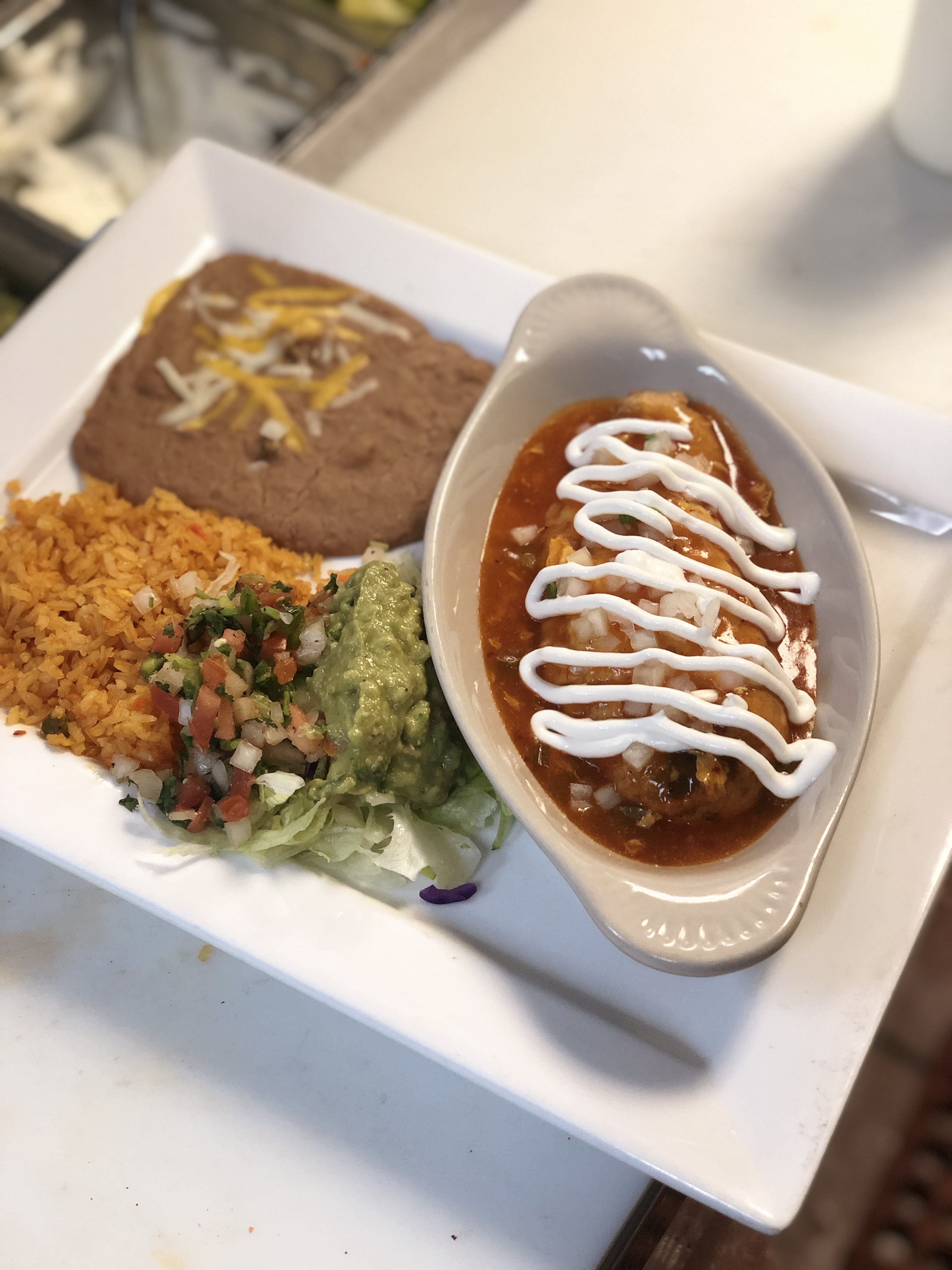 Order Chile Relleno Plate food online from Anaya Fresh Mexican Restaurant store, Glendale on bringmethat.com