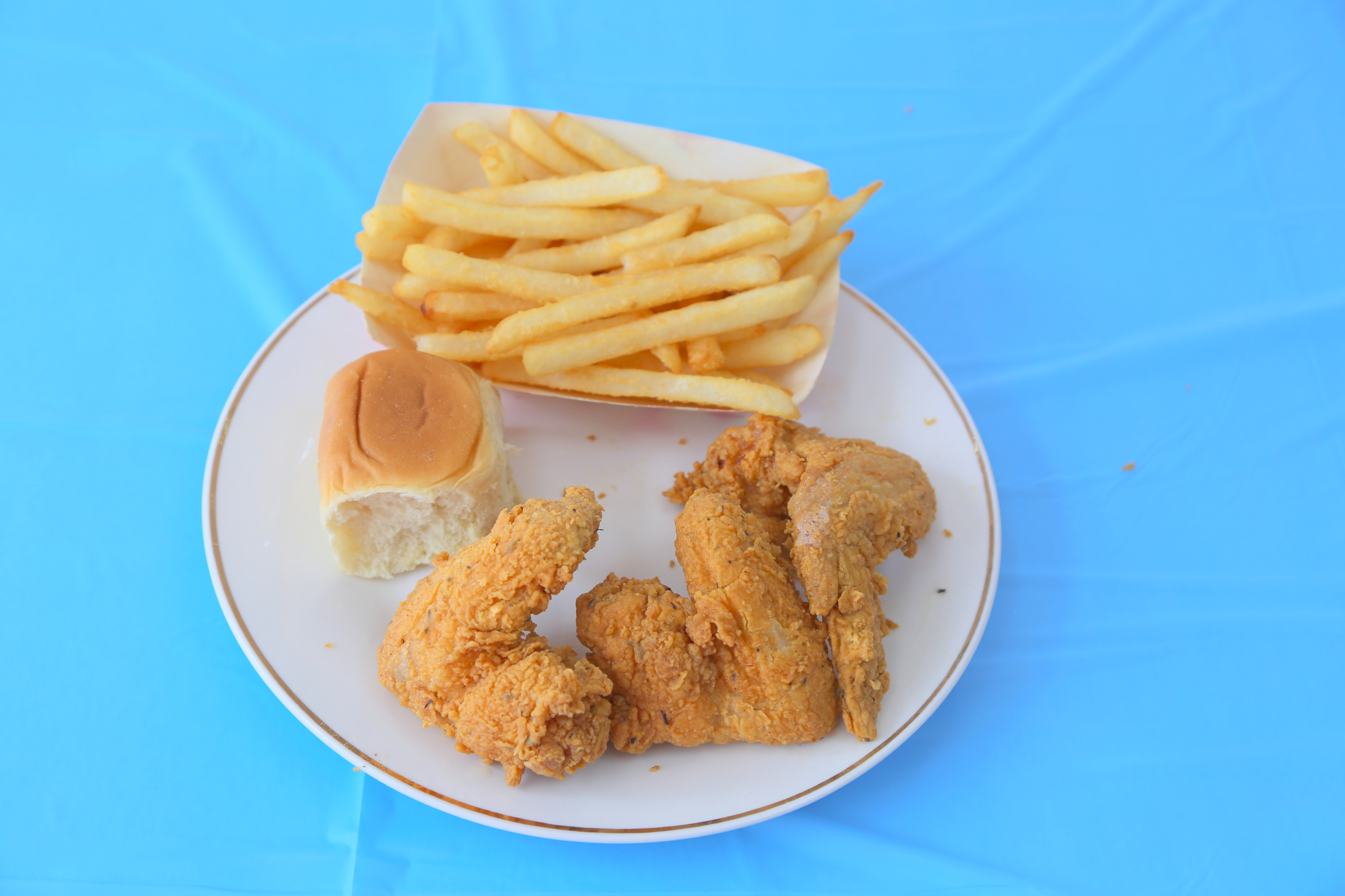 Order 3 Pieces Whole Wings Meal Deal Dinner food online from Louisiana Fried Chicken store, Humble on bringmethat.com