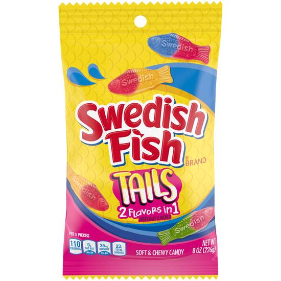 Order Swedish Fish Tails 2 Flavors In One (8 oz) food online from Rite Aid store, Yamhill County on bringmethat.com