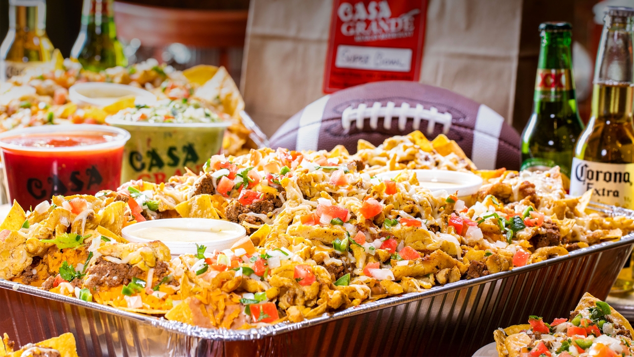 Order Super Nachos food online from Casa Grande store, South Point on bringmethat.com