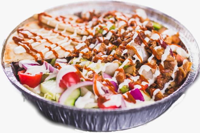 Order Lamb Salad food online from Halal On Wheels store, Uniondale on bringmethat.com
