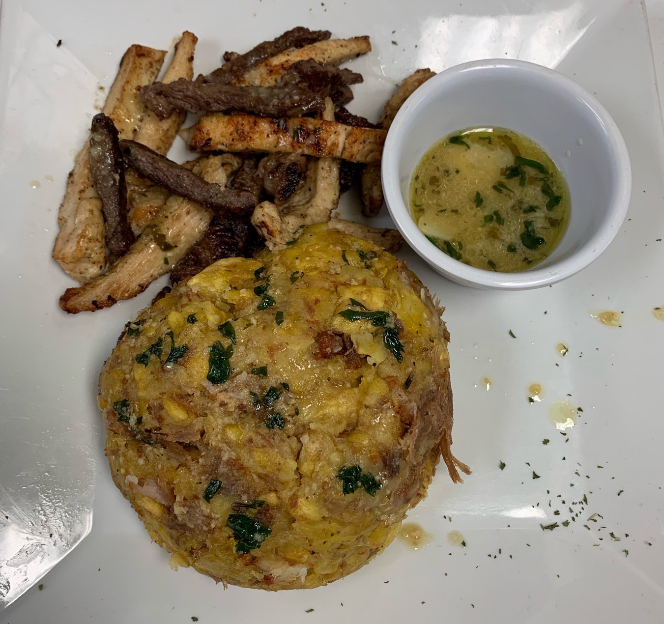 Order Mixto Mofongo food online from Punta Cana Restaurant store, Baltimore on bringmethat.com