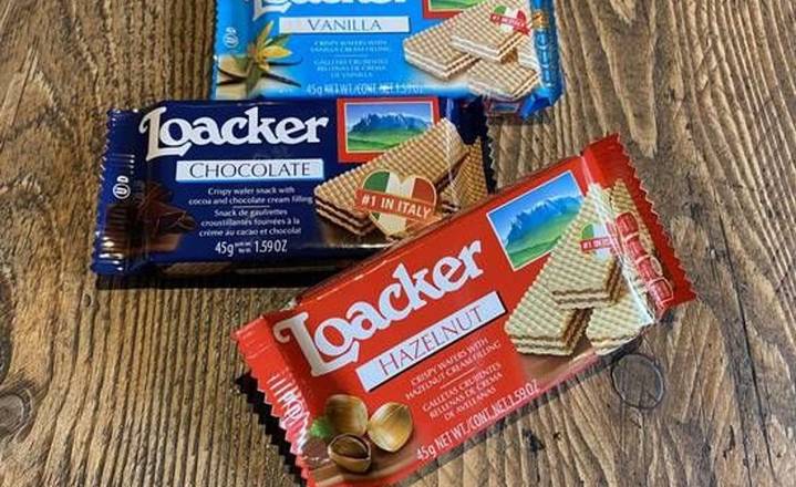 Order Loacker Wafers food online from Caffe Nero store, Winchester on bringmethat.com