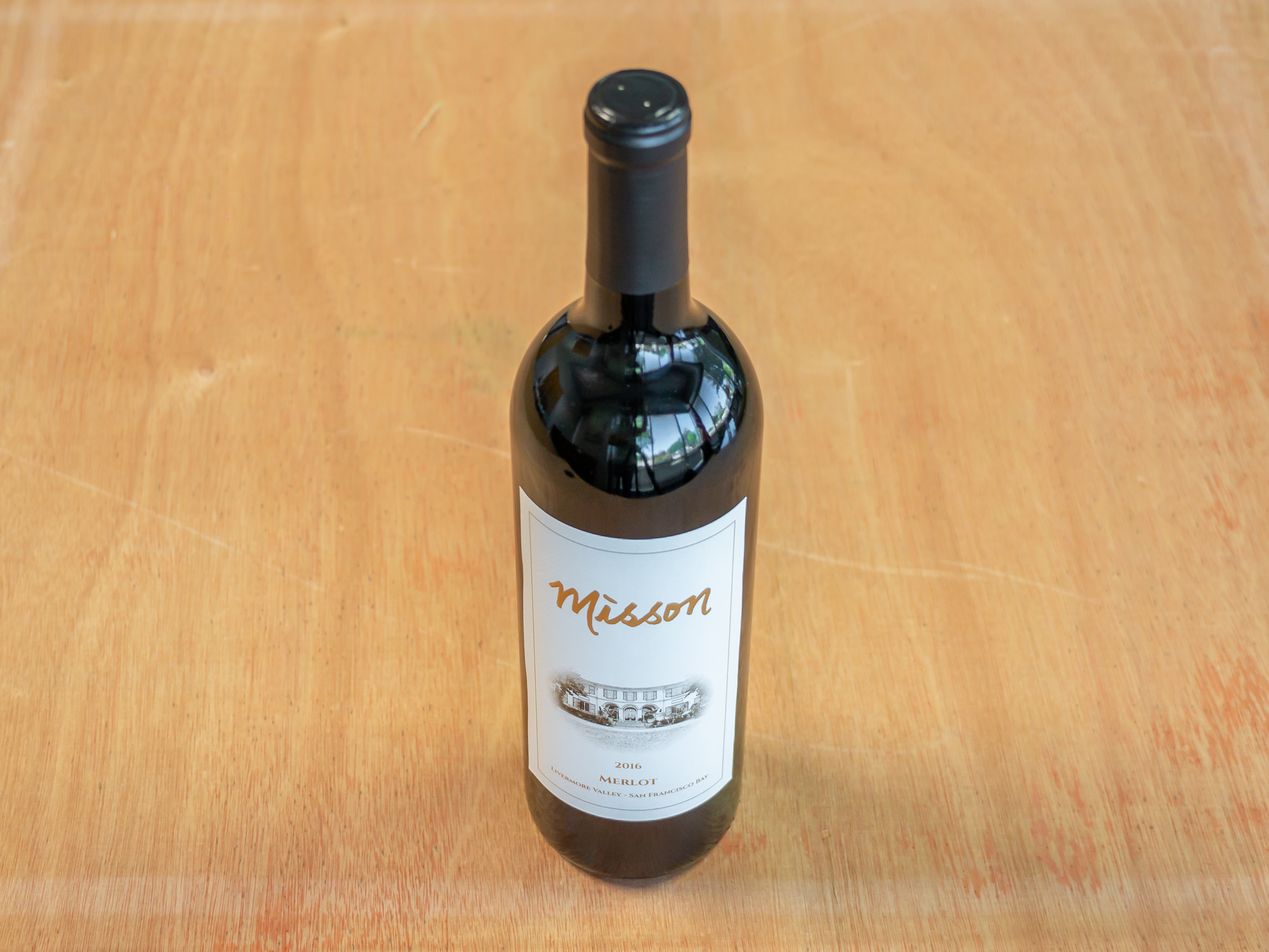Order Misson Merlot, 2016, 750mL red wine (14.0% ABV) food online from Raindrop Wine store, Livermore on bringmethat.com