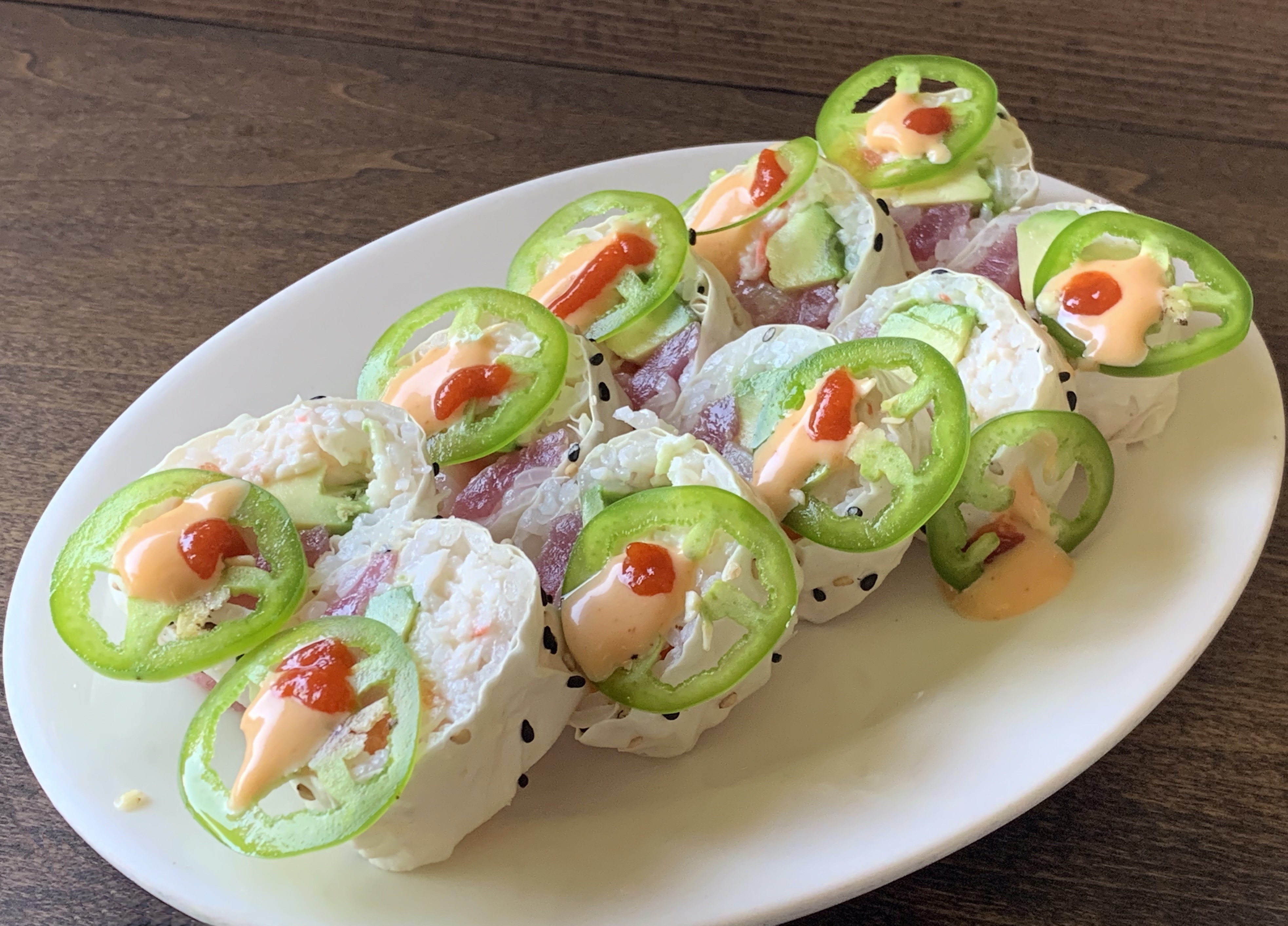 Order Jalapeno Roll food online from Minato Sushi store, Lake Forest on bringmethat.com