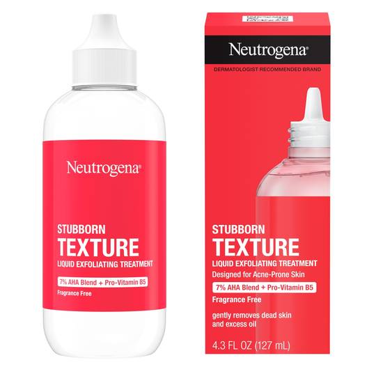 Order Neutrogena Stubborn Texture Liquid Exfoliant, AHA Blend, 4.3 OZ food online from CVS store, MANKATO on bringmethat.com