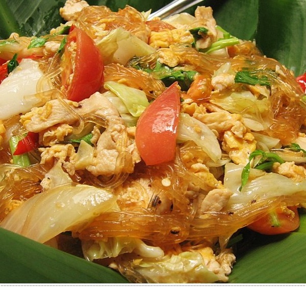 Order Pad Woon Sen food online from Bangkok Thai Cuisine store, Houston on bringmethat.com