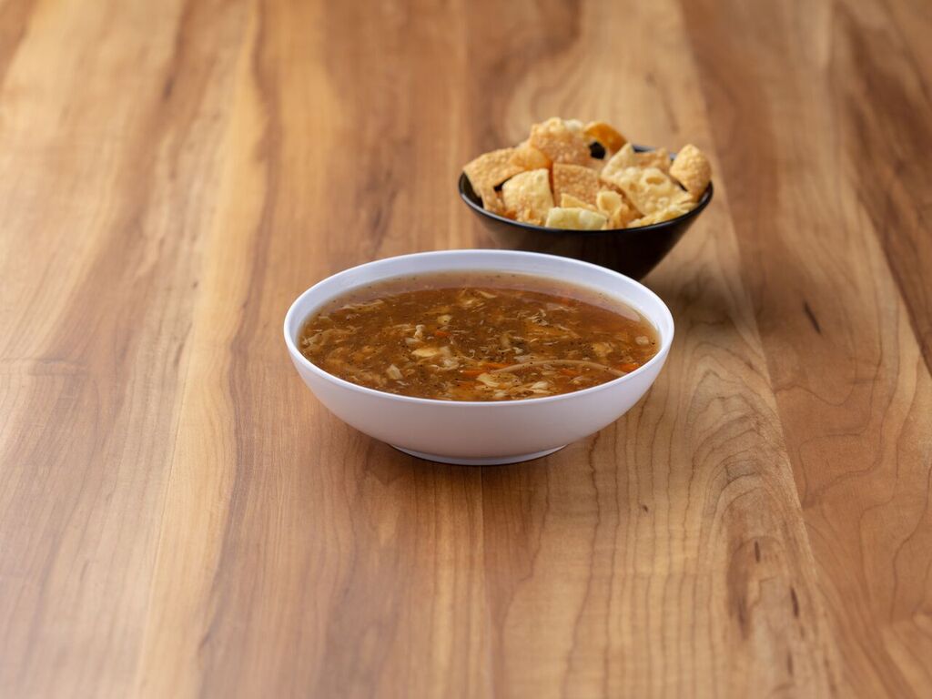 Order SO3. Hot and Sour Soup food online from Golden Palace store, Conyers on bringmethat.com
