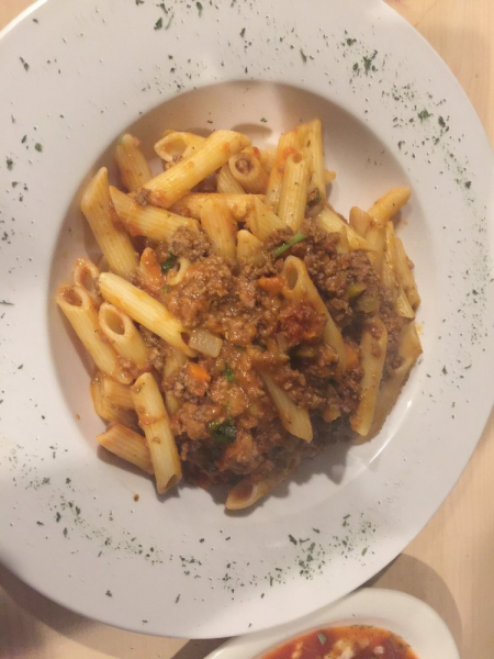 Order Baked Penne Bolognese food online from Venezia store, North Palm Beach on bringmethat.com