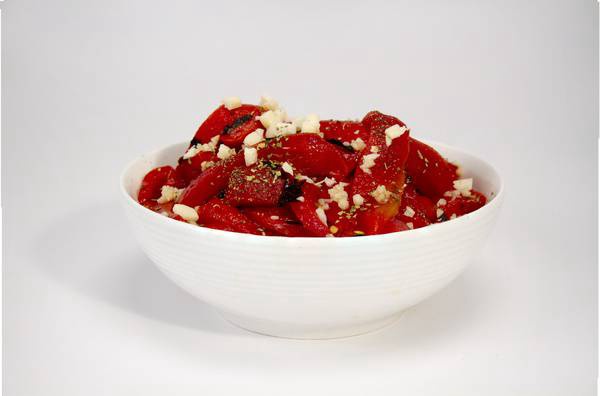 Order 1/2 lb. Roasted Pepper Salad  food online from Primo Hoagies store, Aston on bringmethat.com