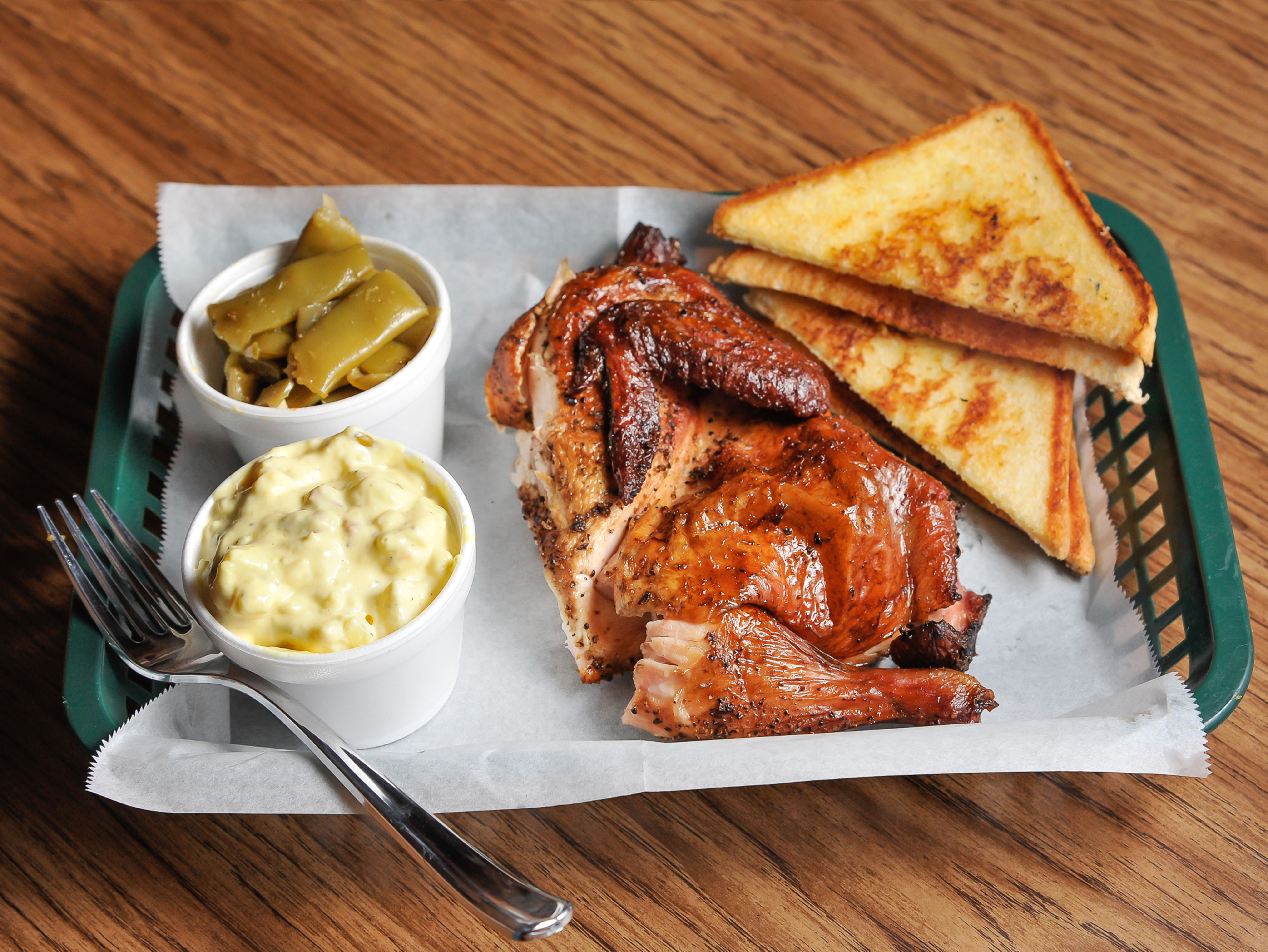Order Smoked Chicken Plate food online from Tookes Country Bbq store, Rex on bringmethat.com