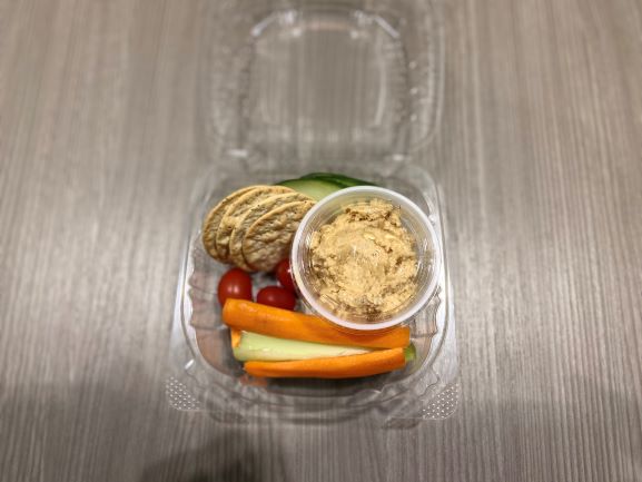 Order Veggie Humus Cup food online from Cafe At The Towers store, Phoenix on bringmethat.com