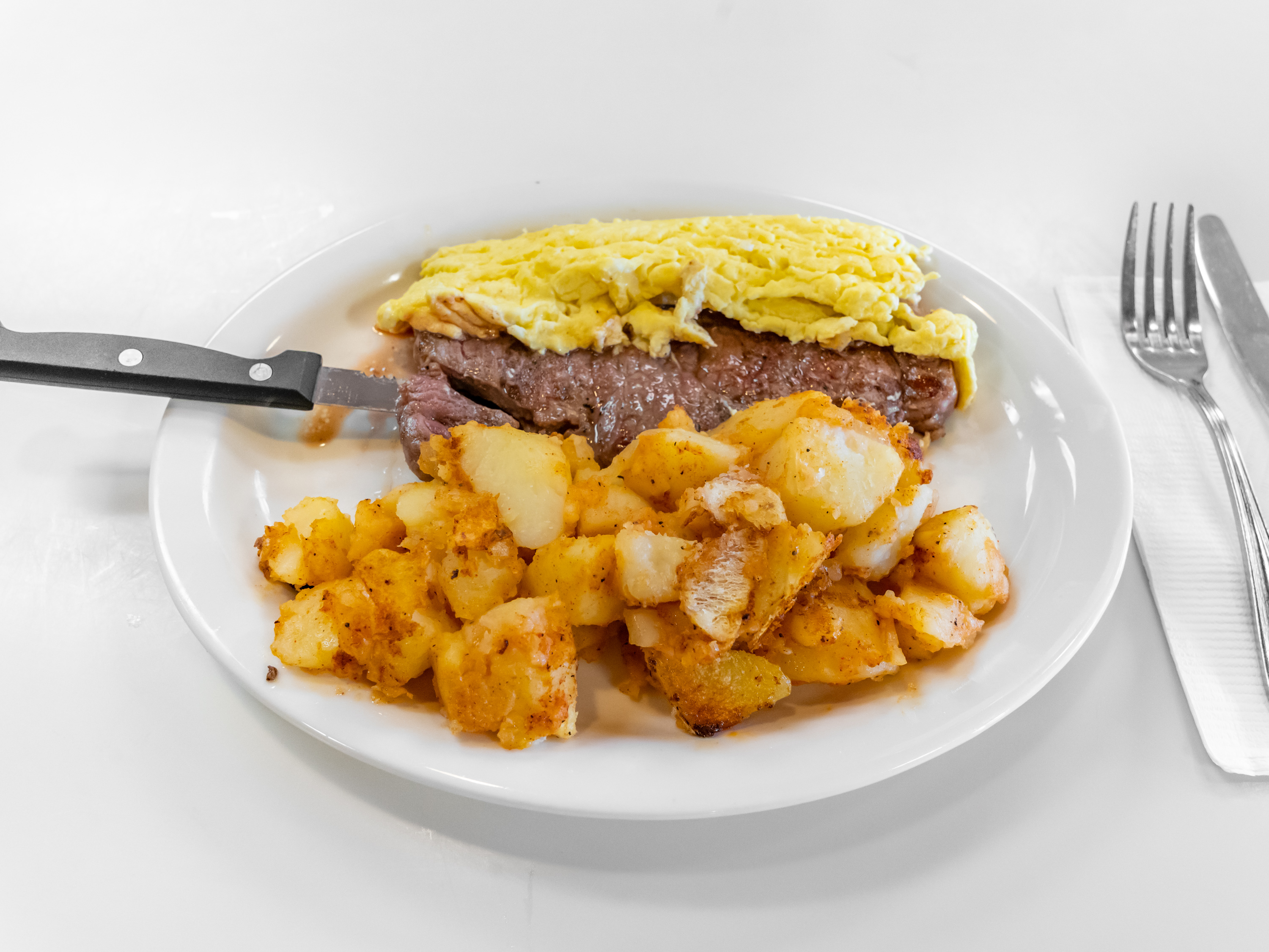 Order Steak and Eggs food online from Early Bird Cafe store, Ridgefield on bringmethat.com