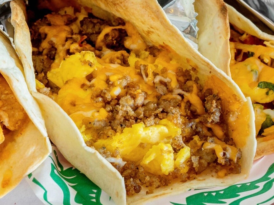 Order Chorizo, Egg & Cheese food online from The Taco Joint store, Dallas on bringmethat.com