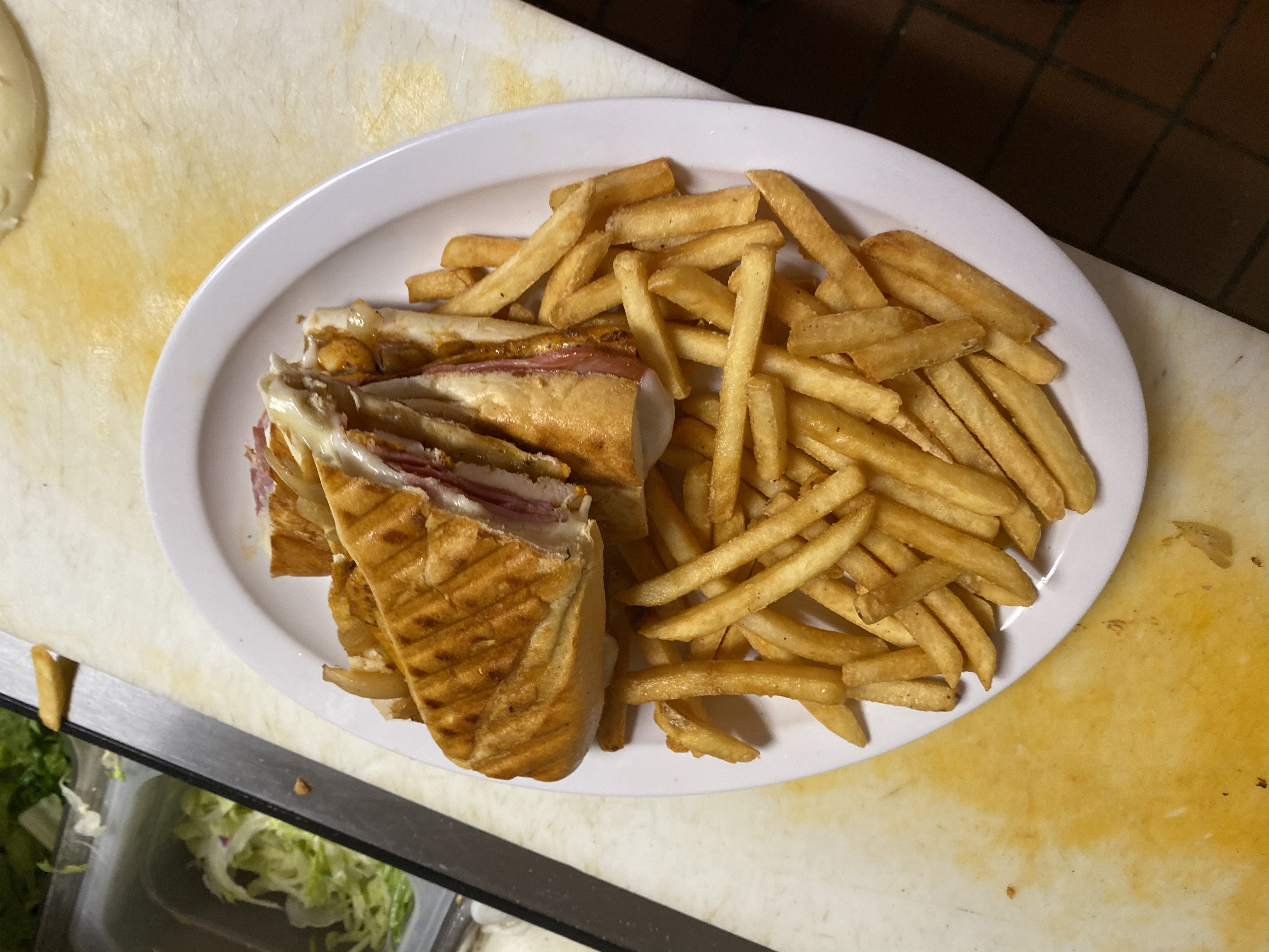 Order Roasted Chicken Panini food online from Italian Delight Pizza store, Quakertown on bringmethat.com