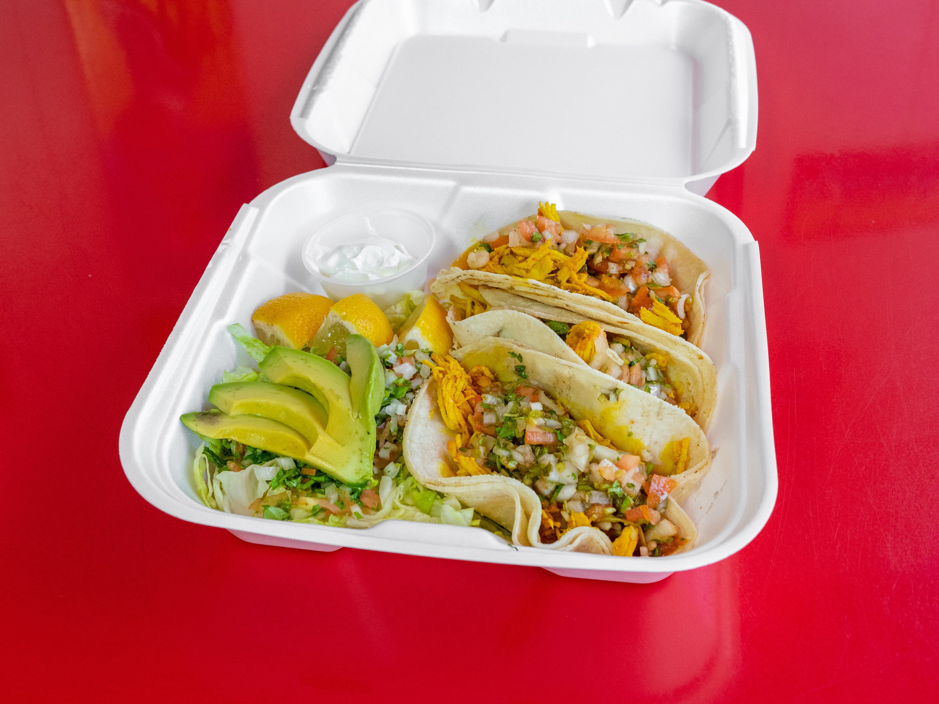 Order 3 Tacos food online from Antojitos Colombianos store, Manchester on bringmethat.com