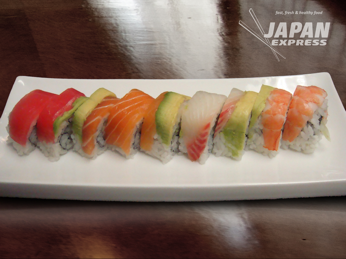 Order Rainbow Roll food online from Japan Express store, Glendale on bringmethat.com