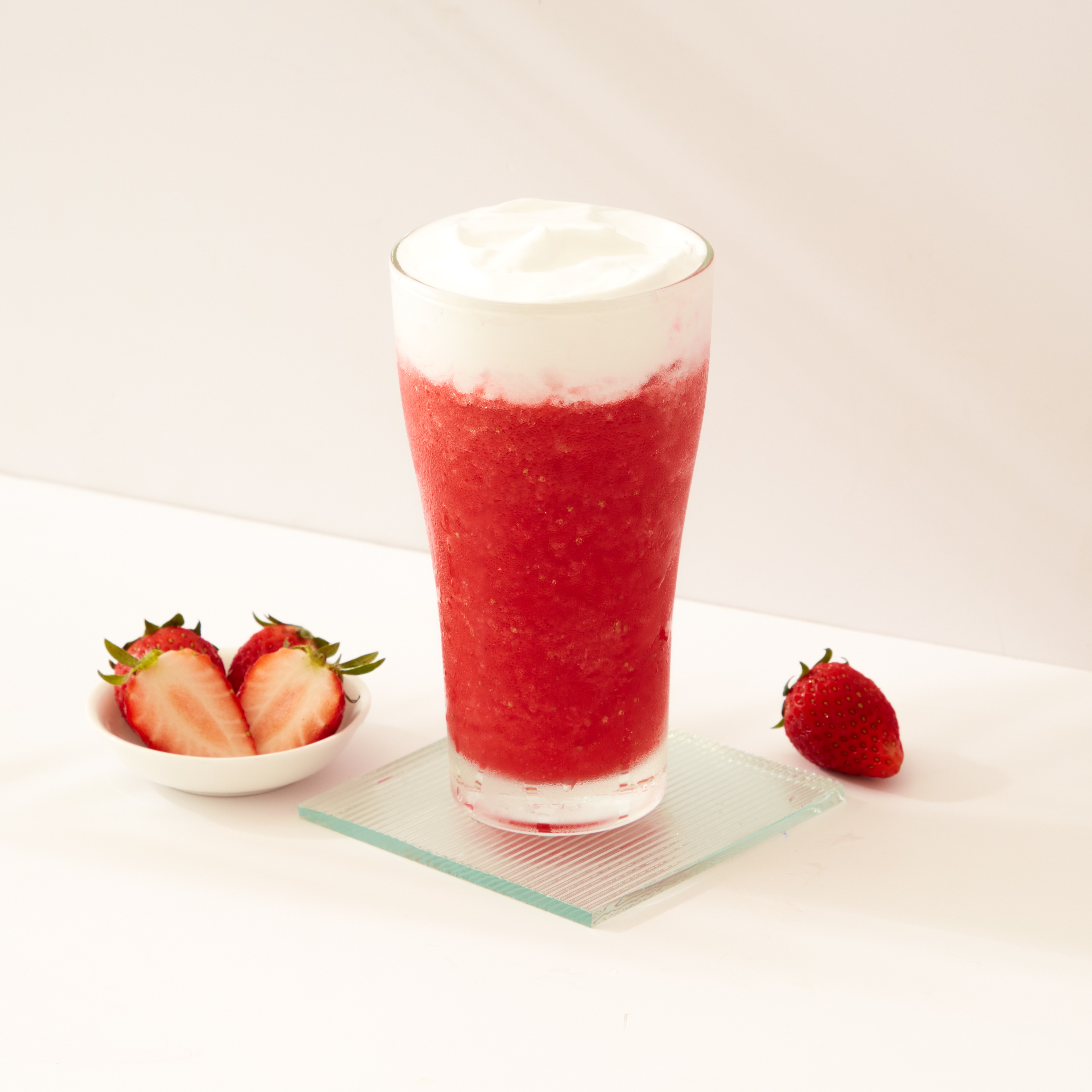 Order Strawberry Snowy food online from The Bunny Tea store, La Quinta on bringmethat.com