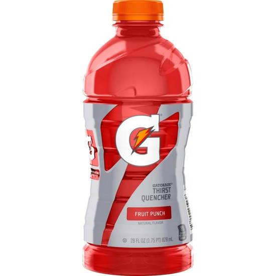 Order Gatorade Fruit Punch Bottle (28 oz) food online from Shell store, Bowie on bringmethat.com