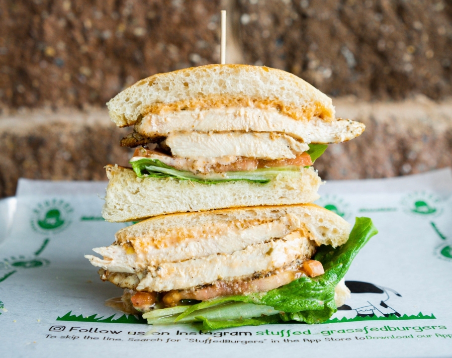 Order Grilled Chicken Sandwich food online from Stuffed Grass Fed Burgers store, Montclair on bringmethat.com