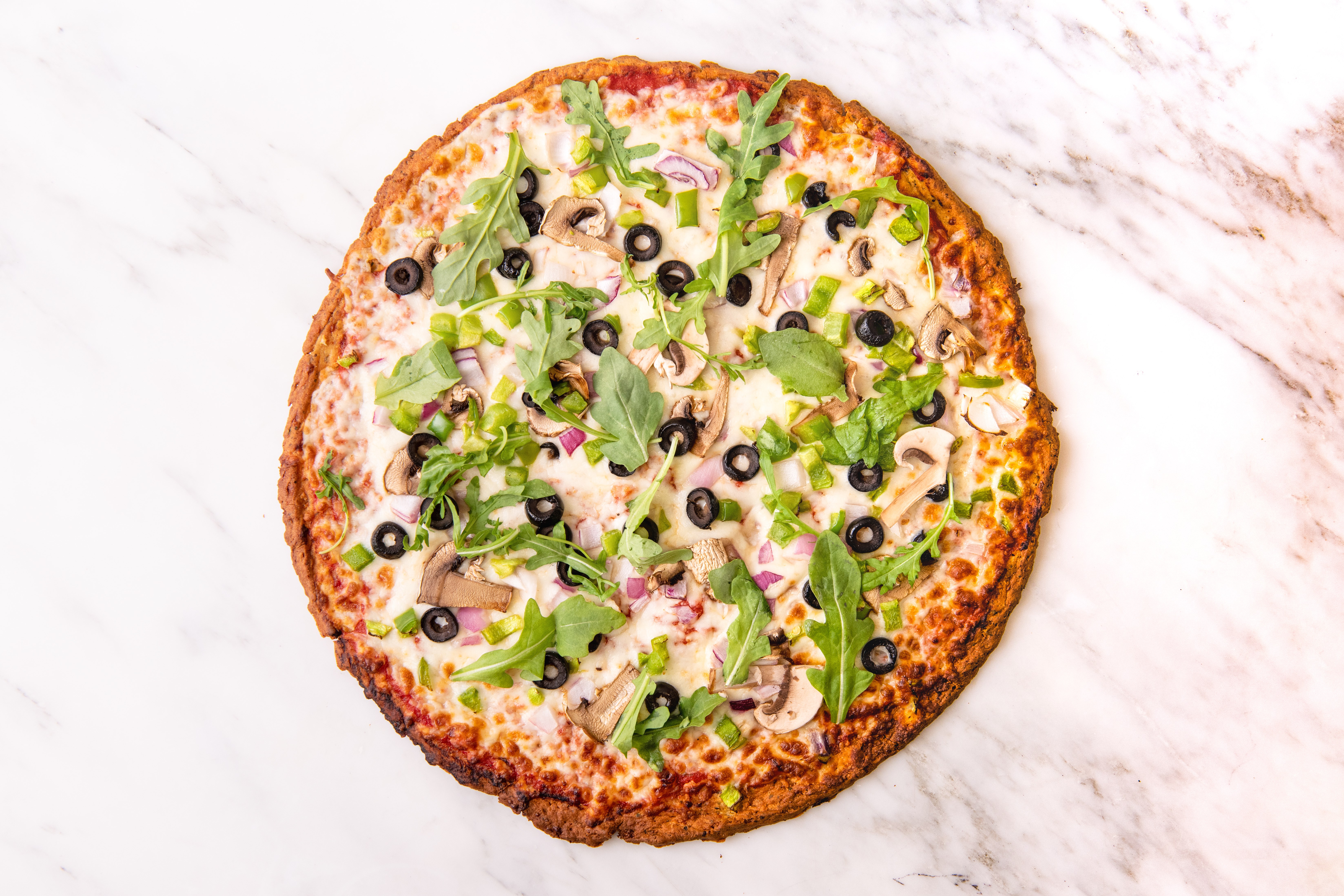 Order Gluten-Free Veggie Pizza food online from F#Ck Carbs store, Houston on bringmethat.com